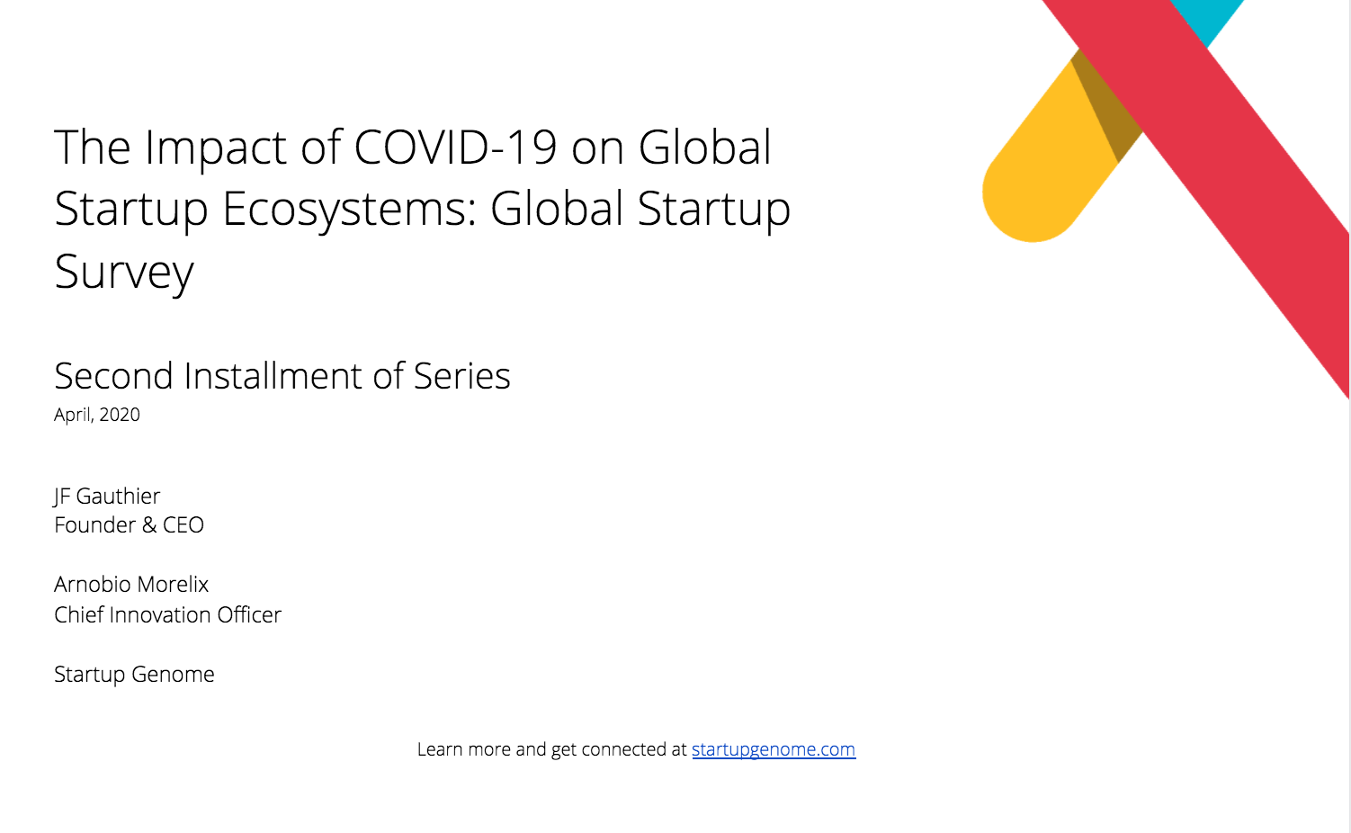 The Impact of COVID-19 on Global Startup Ecosystems: Global Startup Survey